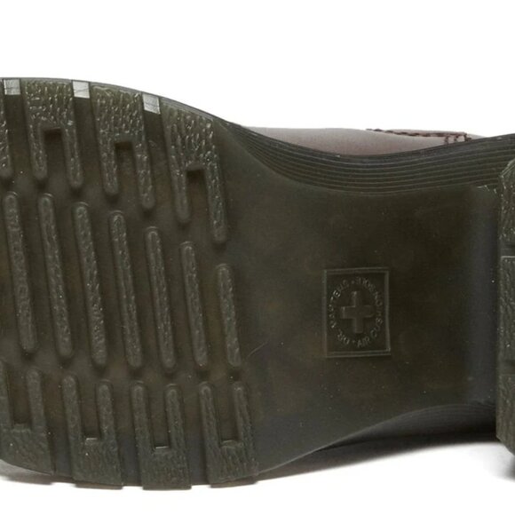 Dr. Martens Spence Flared Heel Ankle Boots Brown Leather Women’s 8 31756201 NEW - Picture 14 of 14